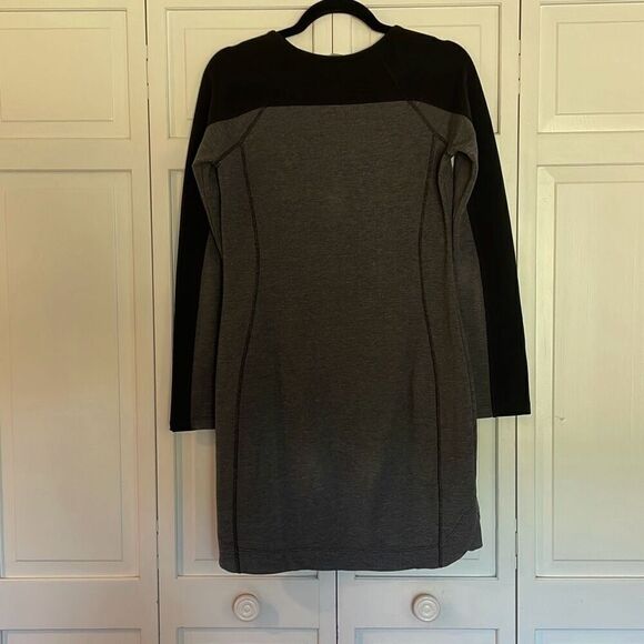 Athleta omega black and grey fitted dress size xs - Picture 6 of 9